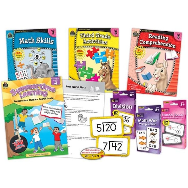 Teacher Created Resources Teacher Created Resources TCR32401 Learning at Home Grade 3 Plus Kit; Multi Color TCR32401 - main